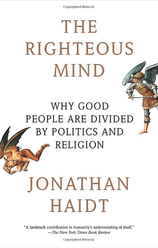 Books for a better world: The Righteous Mind