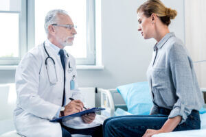 male doctor and patient