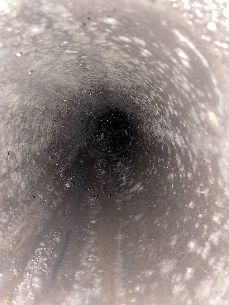 white mold in chimney