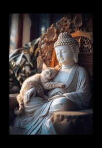 cat buddha