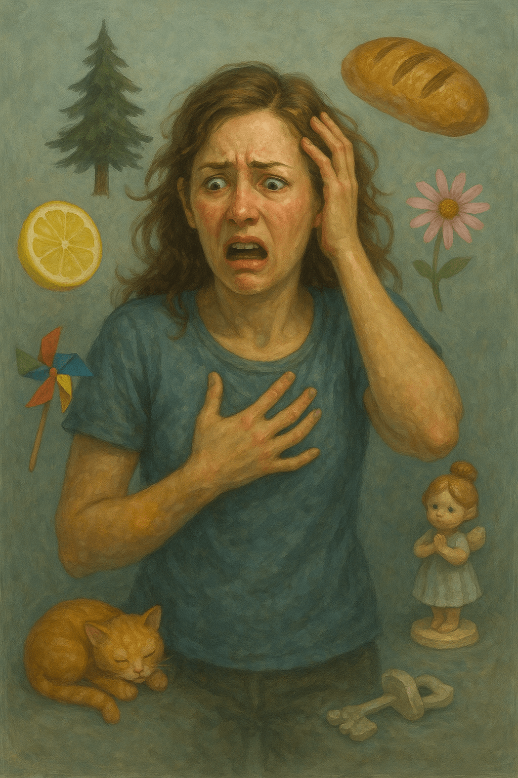 woman overwhelmed by unusual allergies